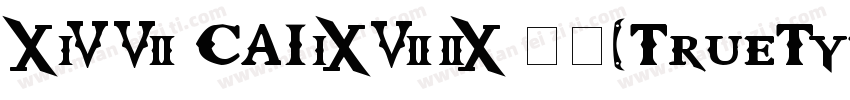 047 CA1978 粗体(TrueType)(西方)字体转换